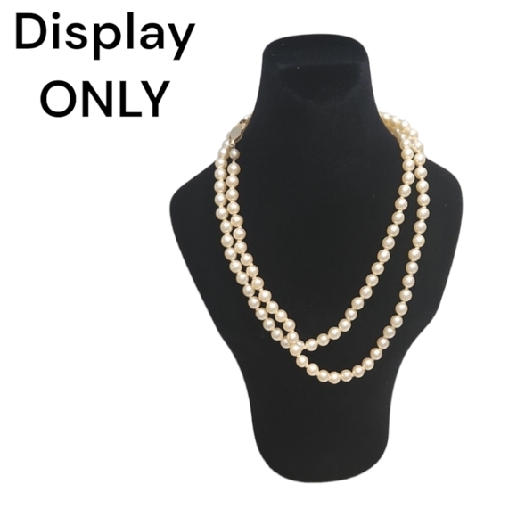 Black Velvet Necklace Jewelry Display Bust 11" - Picture 2 of 9